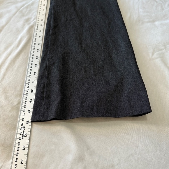 DALIA‎ Women's Elastic Waist Pull On Dress Pants Gray Size 12 Business Casual - Picture 10 of 12
